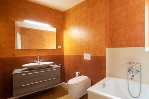 Venetian plastering feature wall